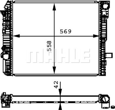 Wilmink Group WG2183882 - Radiatore, Raffreddamento motore autozon.pro