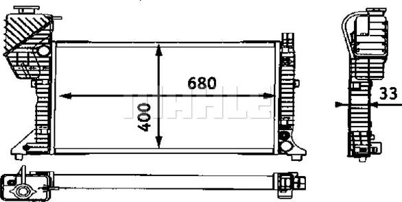 Wilmink Group WG2183875 - Radiatore, Raffreddamento motore autozon.pro