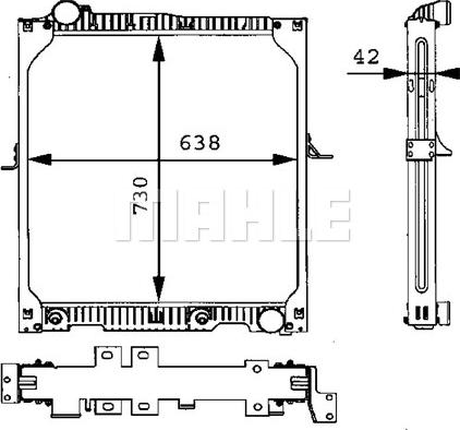 Wilmink Group WG2183872 - Radiatore, Raffreddamento motore autozon.pro