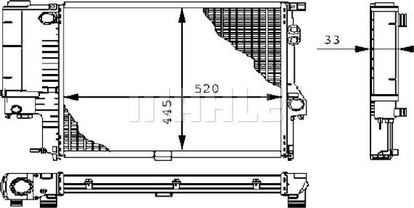 Wilmink Group WG2183324 - Radiatore, Raffreddamento motore autozon.pro