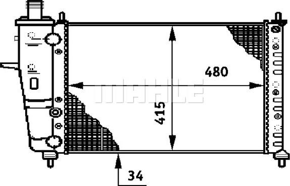 Wilmink Group WG2183799 - Radiatore, Raffreddamento motore autozon.pro