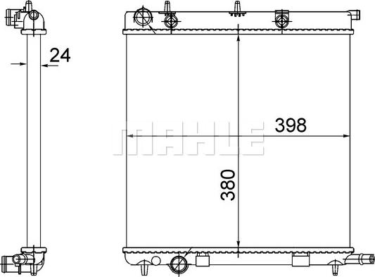 Wilmink Group WG2183747 - Radiatore, Raffreddamento motore autozon.pro