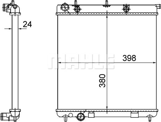 Wilmink Group WG2183750 - Radiatore, Raffreddamento motore autozon.pro