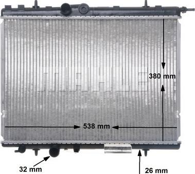 Wilmink Group WG2183712 - Radiatore, Raffreddamento motore autozon.pro