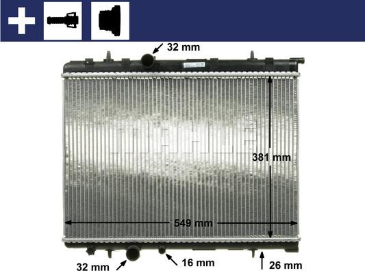 Wilmink Group WG2183712 - Radiatore, Raffreddamento motore autozon.pro