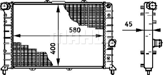 Wilmink Group WG2183789 - Radiatore, Raffreddamento motore autozon.pro