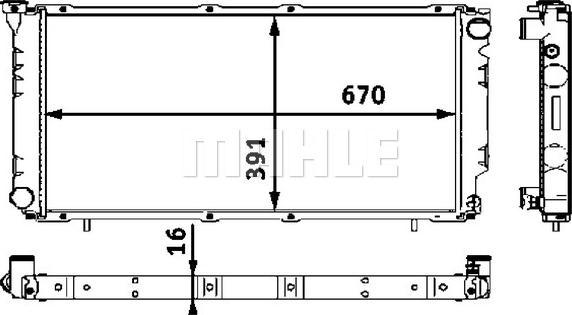 Wilmink Group WG2183731 - Radiatore, Raffreddamento motore autozon.pro