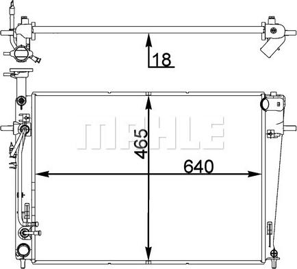 Wilmink Group WG2182594 - Radiatore, Raffreddamento motore autozon.pro