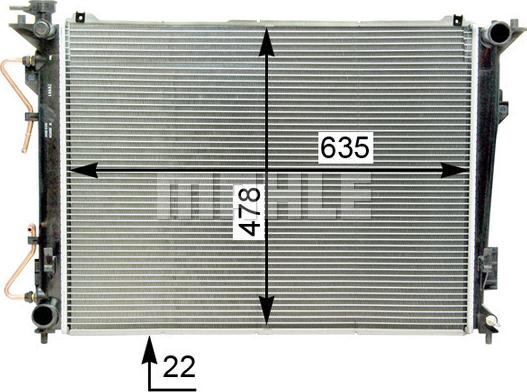 Wilmink Group WG2182549 - Radiatore, Raffreddamento motore autozon.pro