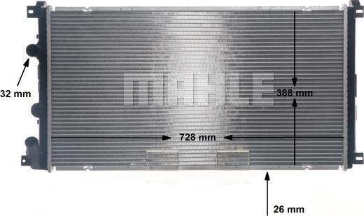 Wilmink Group WG2182506 - Radiatore, Raffreddamento motore autozon.pro