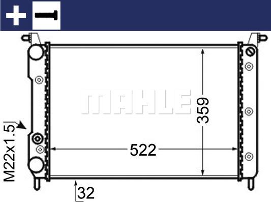 Wilmink Group WG2182508 - Radiatore, Raffreddamento motore autozon.pro