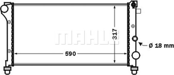 Wilmink Group WG2182644 - Radiatore, Raffreddamento motore autozon.pro