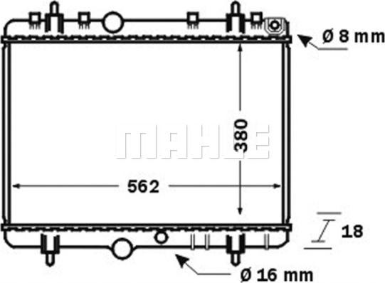 Wilmink Group WG2182688 - Radiatore, Raffreddamento motore autozon.pro