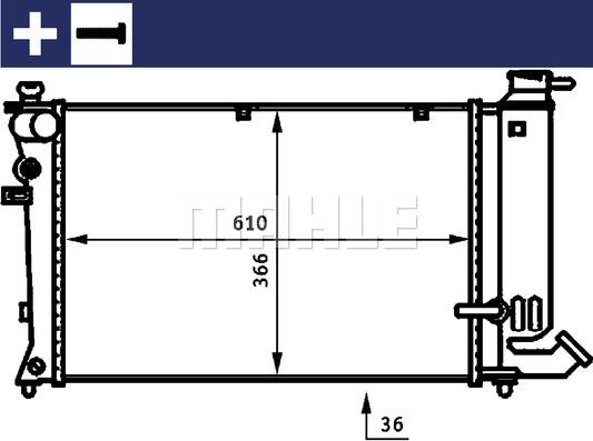 Wilmink Group WG2182836 - Radiatore, Raffreddamento motore autozon.pro