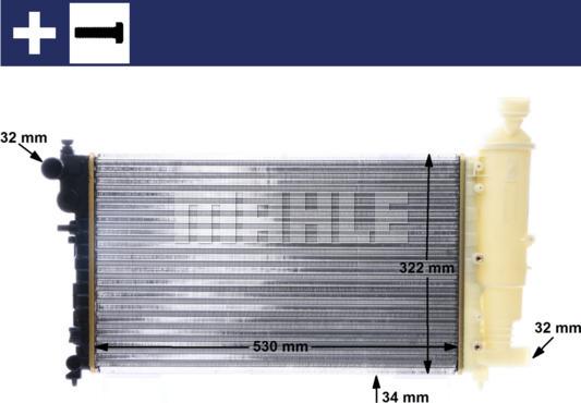 Wilmink Group WG2182821 - Radiatore, Raffreddamento motore autozon.pro