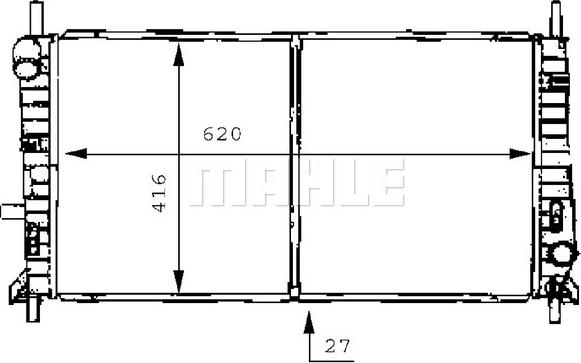 Wilmink Group WG2182735 - Radiatore, Raffreddamento motore autozon.pro