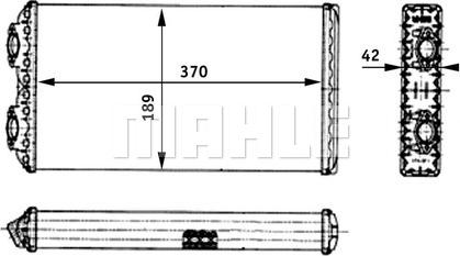 Wilmink Group WG2179996 - Scambiatore calore, Riscaldamento abitacolo autozon.pro