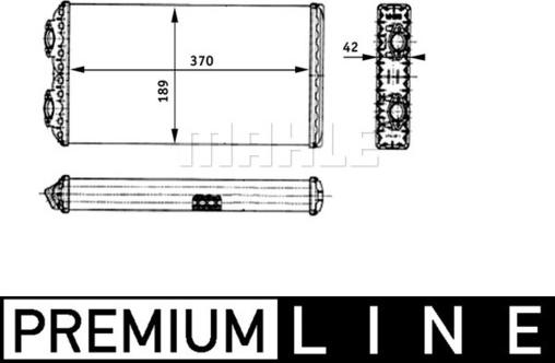 Wilmink Group WG2179996 - Scambiatore calore, Riscaldamento abitacolo autozon.pro