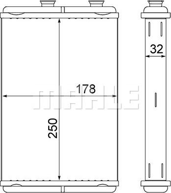 Wilmink Group WG2179973 - Scambiatore calore, Riscaldamento abitacolo autozon.pro