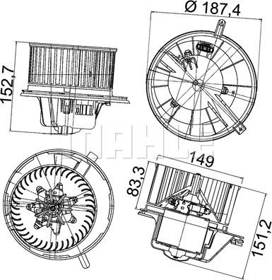 Wilmink Group WG2179785 - Ventilatore abitacolo autozon.pro