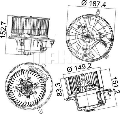 Wilmink Group WG2179786 - Ventilatore abitacolo autozon.pro