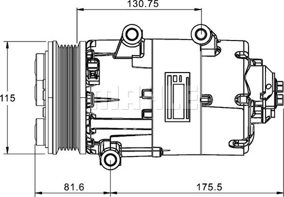 Wilmink Group WG2369671 - Compressore, Climatizzatore autozon.pro