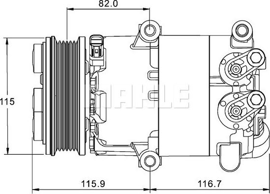 Wilmink Group WG2369673 - Compressore, Climatizzatore autozon.pro