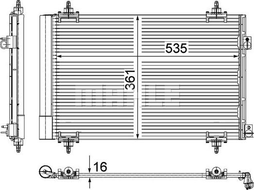 Wilmink Group WG2369061 - Condensatore, Climatizzatore autozon.pro