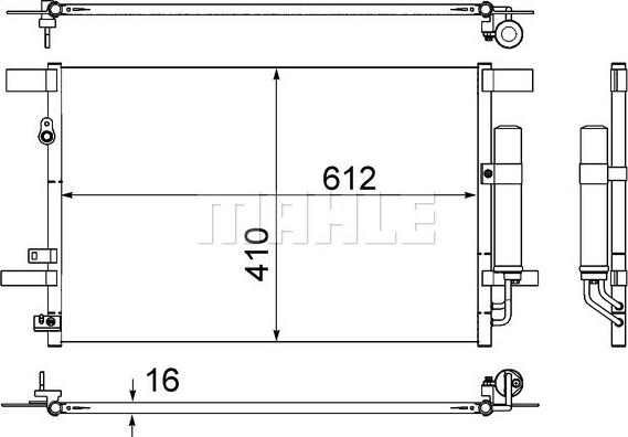 Wilmink Group WG2369039 - Condensatore, Climatizzatore autozon.pro