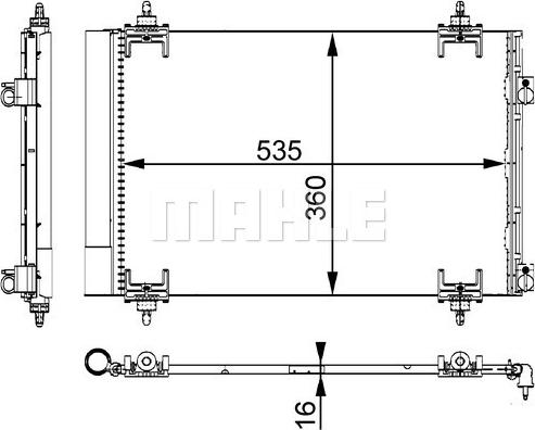 Wilmink Group WG2369121 - Condensatore, Climatizzatore autozon.pro