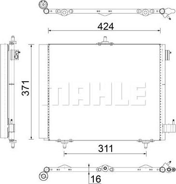 Wilmink Group WG2368968 - Condensatore, Climatizzatore autozon.pro