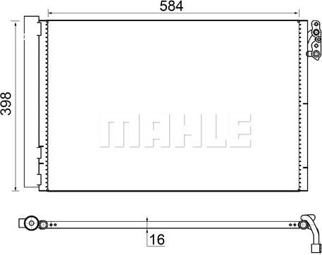 Wilmink Group WG2368918 - Condensatore, Climatizzatore autozon.pro