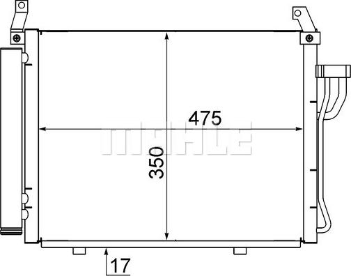 Wilmink Group WG2368699 - Condensatore, Climatizzatore autozon.pro