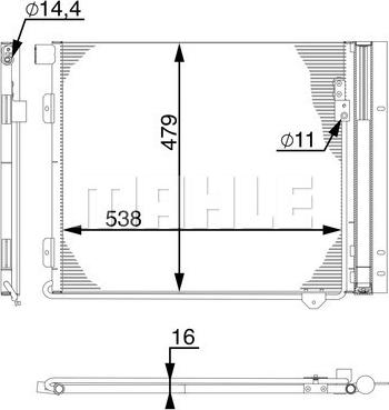 Wilmink Group WG2368683 - Condensatore, Climatizzatore autozon.pro