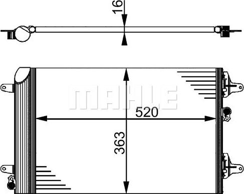 Wilmink Group WG2368858 - Condensatore, Climatizzatore autozon.pro