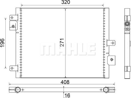 Wilmink Group WG2368852 - Condensatore, Climatizzatore autozon.pro