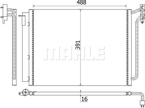 Wilmink Group WG2368802 - Condensatore, Climatizzatore autozon.pro