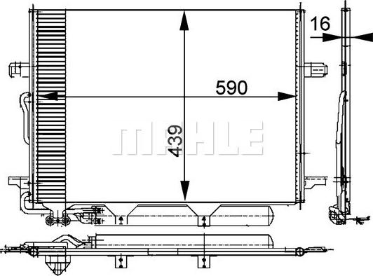 Wilmink Group WG2368810 - Condensatore, Climatizzatore autozon.pro