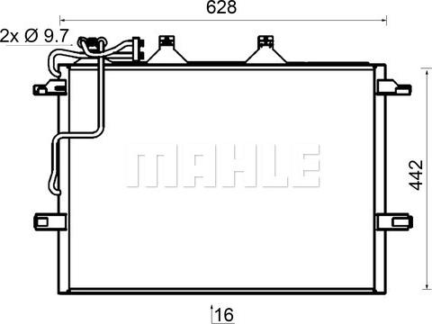 Wilmink Group WG2368811 - Condensatore, Climatizzatore autozon.pro