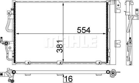 Wilmink Group WG2368886 - Condensatore, Climatizzatore autozon.pro