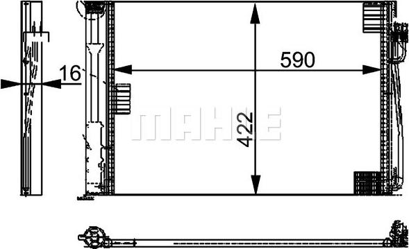 Wilmink Group WG2368838 - Condensatore, Climatizzatore autozon.pro