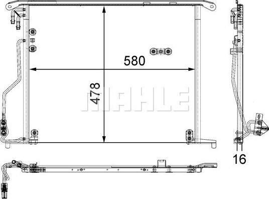 Wilmink Group WG2368828 - Condensatore, Climatizzatore autozon.pro