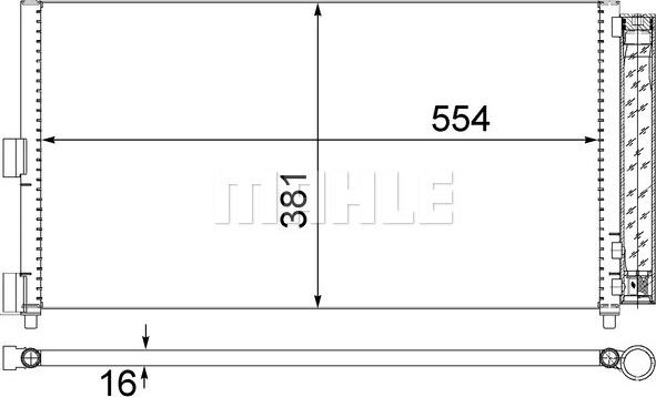 Wilmink Group WG2368878 - Condensatore, Climatizzatore autozon.pro