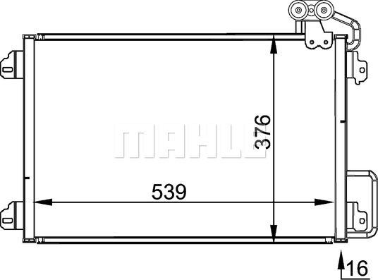 Wilmink Group WG2368794 - Condensatore, Climatizzatore autozon.pro