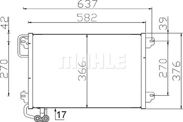 Wilmink Group WG2368795 - Condensatore, Climatizzatore autozon.pro