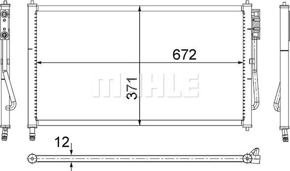 Wilmink Group WG2368731 - Condensatore, Climatizzatore autozon.pro