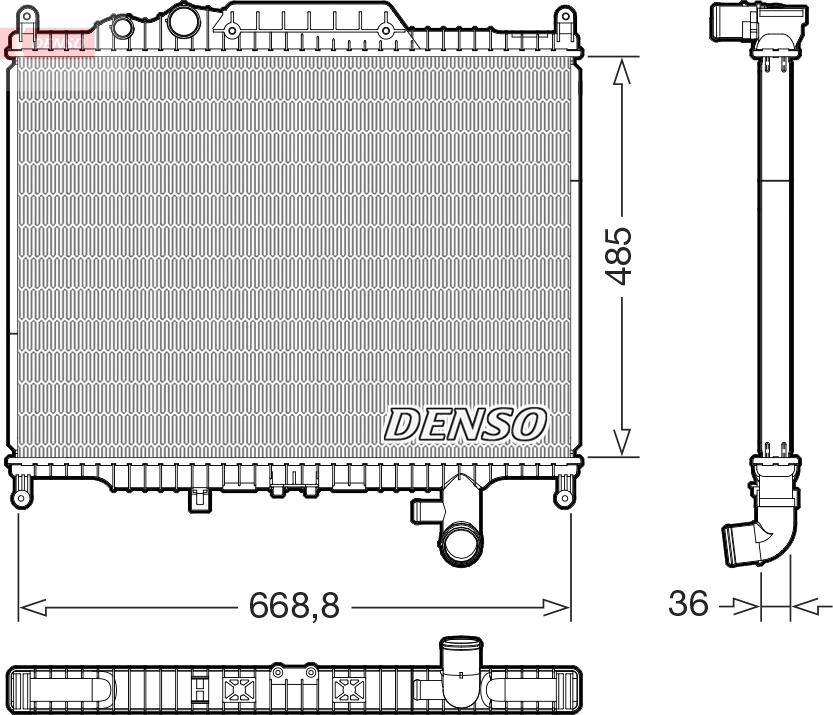 Wilmink Group WG2339232 - Radiatore, Raffreddamento motore autozon.pro