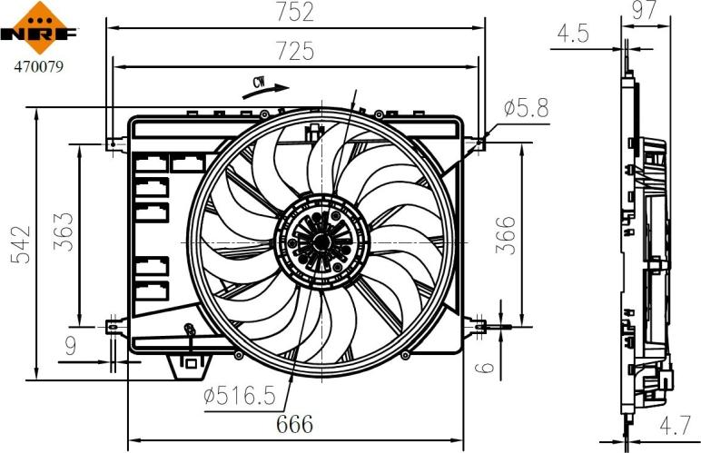 Wilmink Group WG2330410 - Ventola, Raffreddamento motore autozon.pro