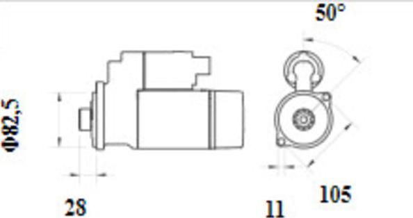 Wilmink Group WG2376936 - Motorino d'avviamento autozon.pro