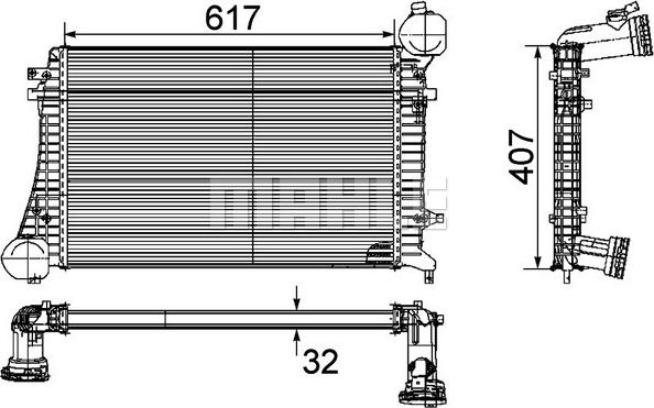 Wilmink Group WG2370615 - Intercooler autozon.pro